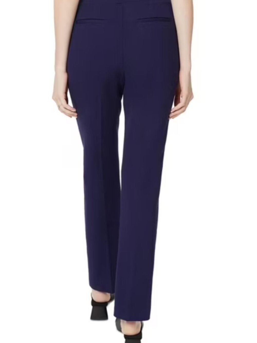 Jones New York Women’s High-Rise Bootcut Sailor Pants Navy Size 6 NWT - Picture 7 of 7